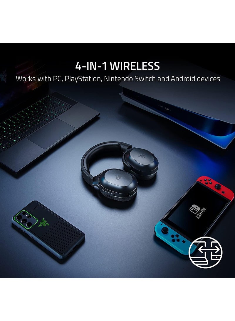 Razer Barracuda X, Wireless Multi-platform Gaming and Mobile Headset (SmartSwitch Dual Wireless, 250g Ergonomic Design, TriForce 40mm, Cardioid Mic, On-Headset Controls, 50h Battery USB-C) Black - Image 2